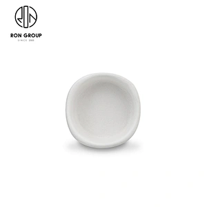 Wholesale Low Price White Porcelain Small Size Dish For Restaurant