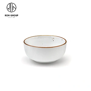 Wholesale Custom Porcelain 4.5 Inch Small Round Rice Bowl For Hotel