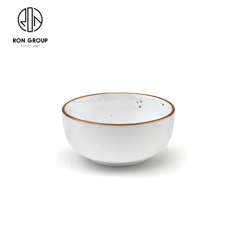 Wholesale Custom Porcelain 4.5 Inch Small Round Rice Bowl For Hotel