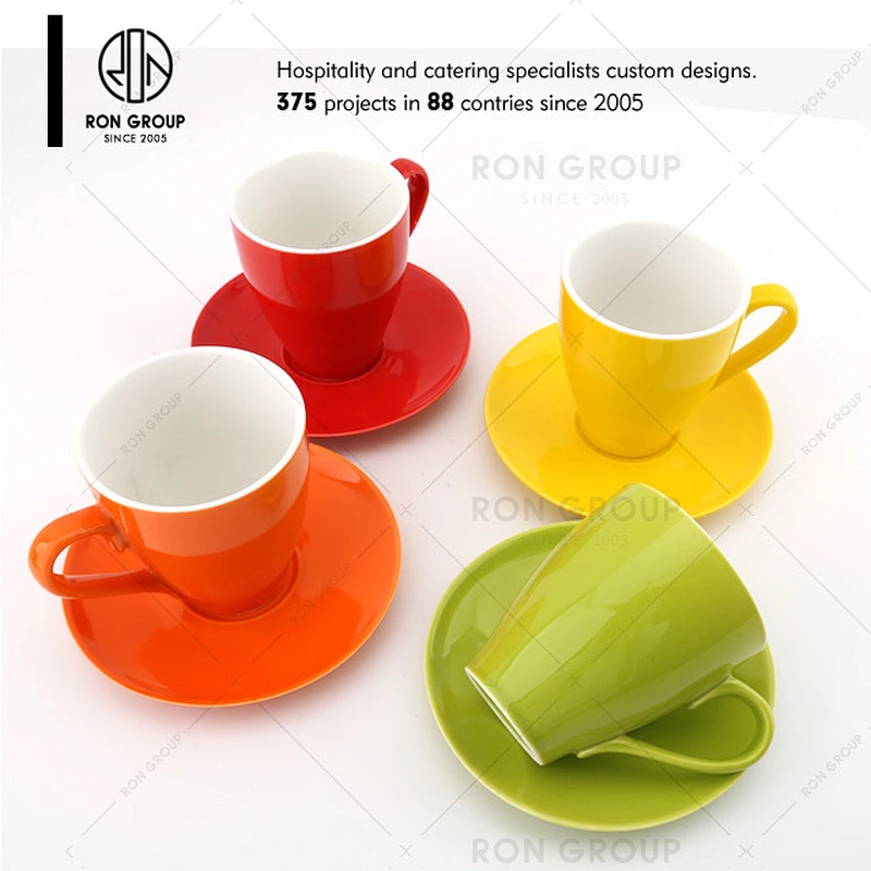 Hot Sale Carn Coffee Cup Set with Plate