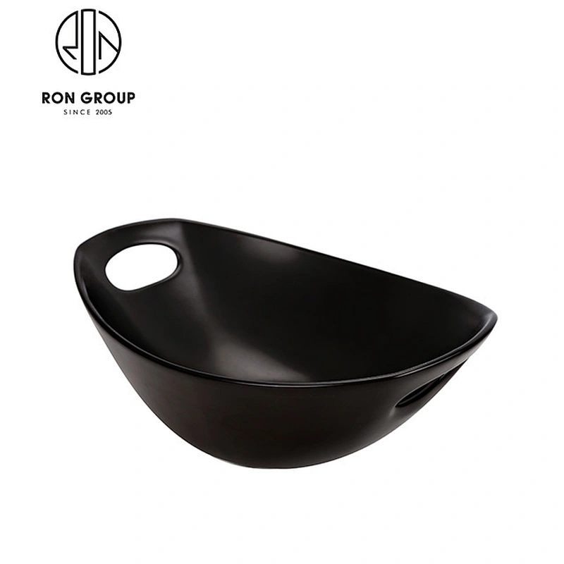 Wholesale Restaurant 6 Inch Matte Black Ceramic Bowl