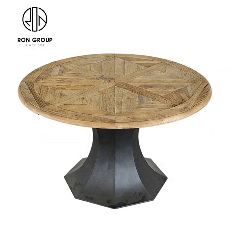 High Quality Durable Fashion Modern Wooden Dining Round Table