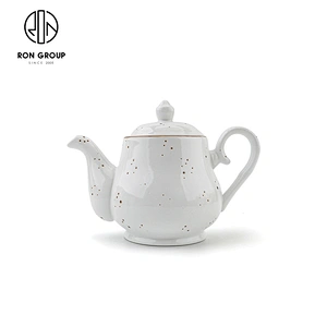 Europe Style Concise Design Wedding Used Coffee Porcelain Tea Pot With Lid