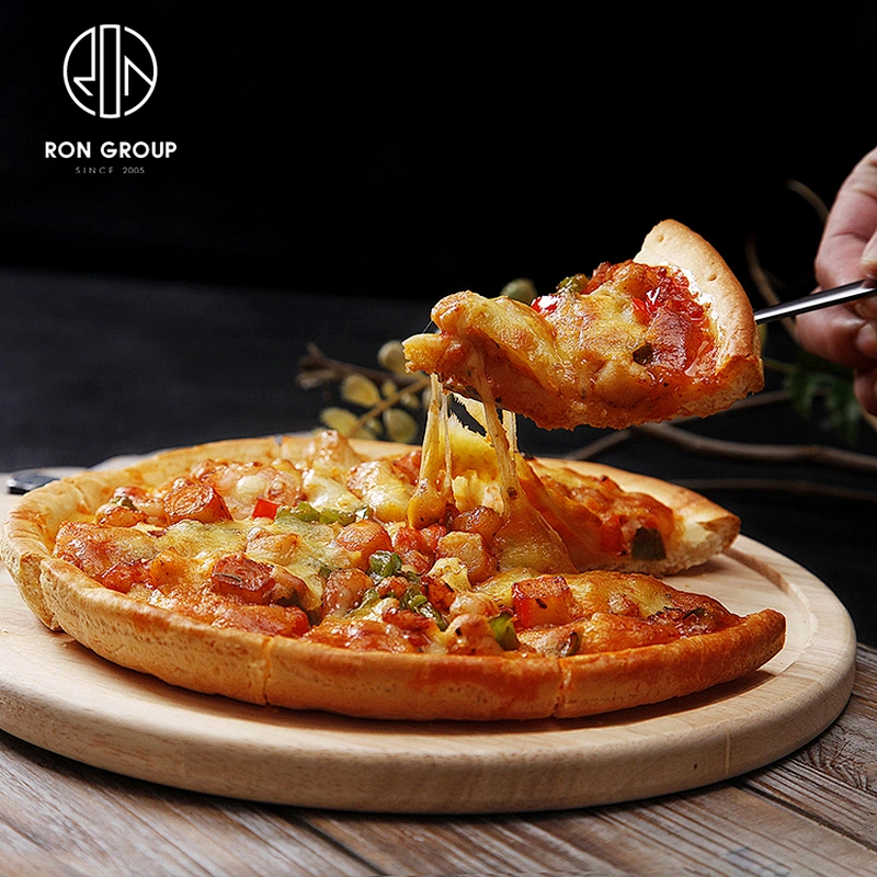 wooden durable customize cheese serving plate restaurant cutting pizza board