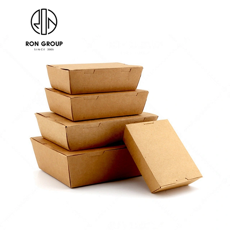 Wholesale Restaurant Disposable Take Away Paper Packaging Food Box With Window