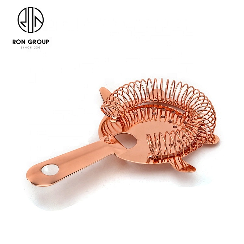 Barware Hot Sale Bartender Cocktail Shaker Fashion Bar Ice Strainer Stainless Steel Colander