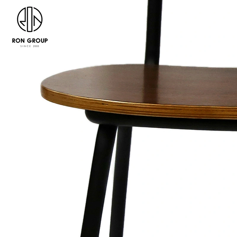 Wholesale Industrial Vintage Design Restaurant Cafe Wooden Seat Chair