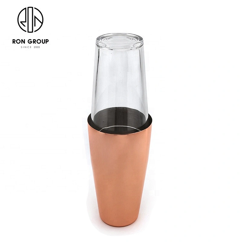 Boston Cocktail Shaker Rose Gold 500ml Cocktail Shaker Set Bartender Tools