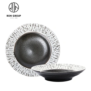 High Quality Hotel Home Tableware Dessert Food Ceramic Round Plate