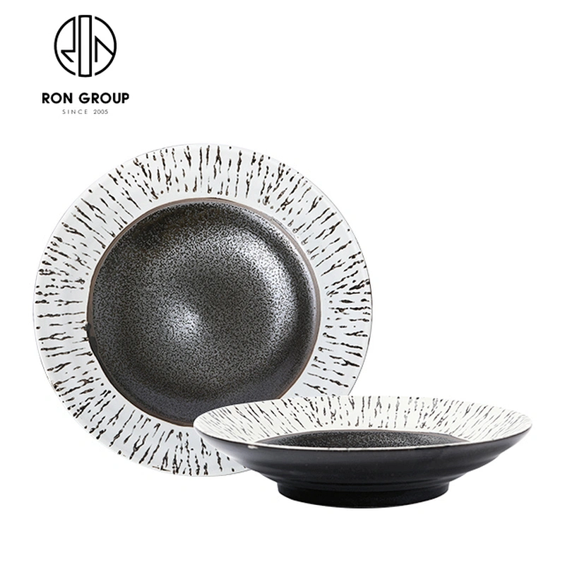 High Quality Hotel Home Tableware Dessert Food Ceramic Round Plate