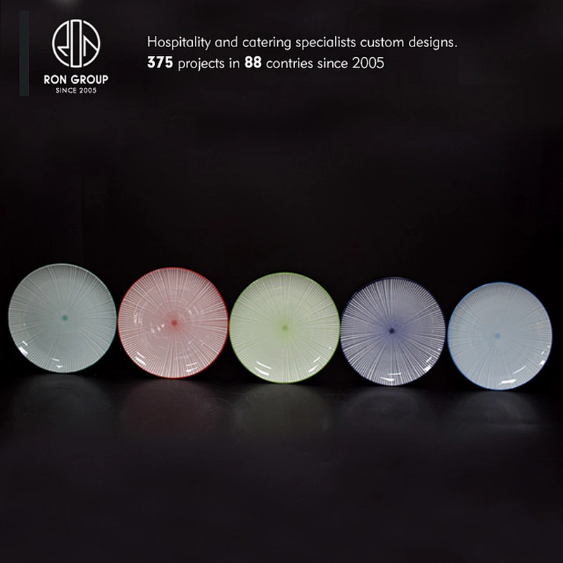 Wholesale Food grade restaurant elegance porcelain plate