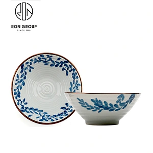 Wholesale Japanese Style Porcelain 7.5 Inch Rice Bowl