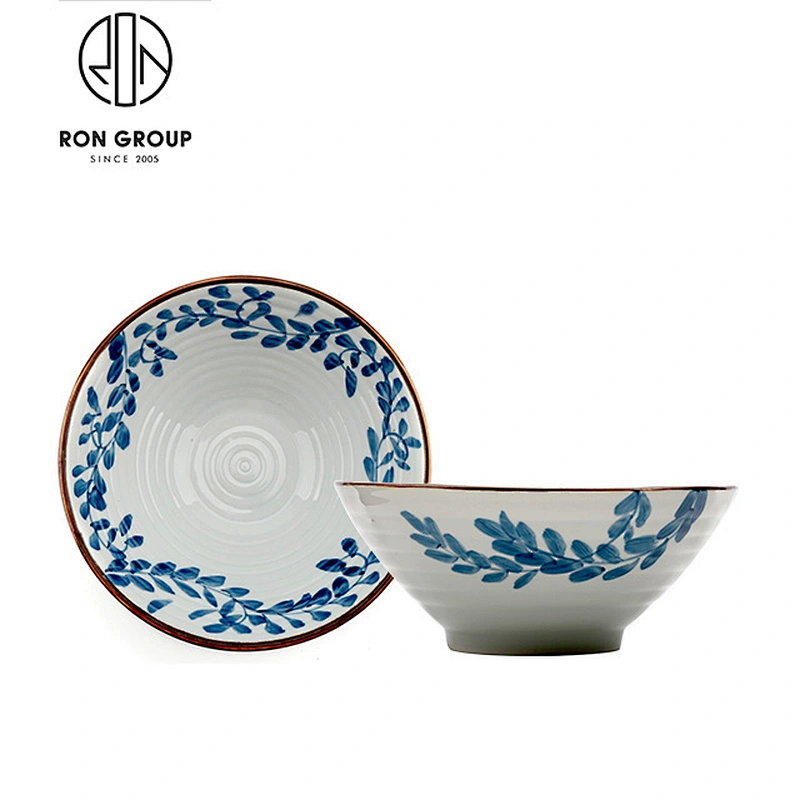 Wholesale Japanese Style Porcelain 7.5 Inch Rice Bowl
