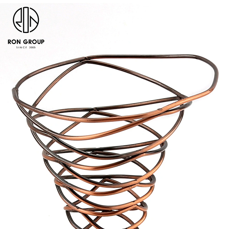Accept Customization Metal Weave Kitchen Accessories Finger Chips Cone Rack Holder Stand