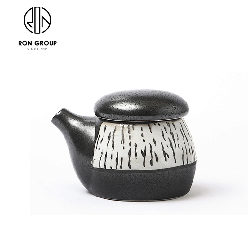 Kitchen Soy Sauce Vinegar Spice Jars Ceramic Sauce Bottle With Lid