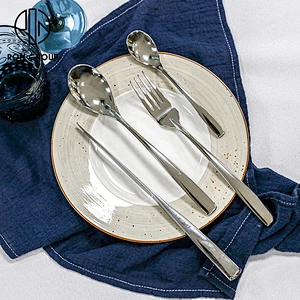 Wholesale Restaurant Flatware Sets Stainless Steel Silver Cutlery