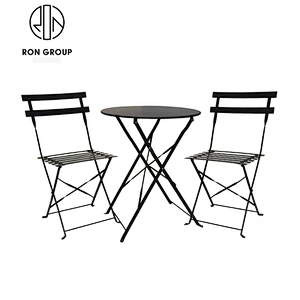 Wholesale Metal Outdoor Foldable Table And Chair Set