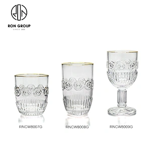 Wholesale Clear Crystal Glass Cup Wine Beverage Milk Juice Whisky Glass