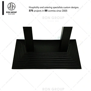 Industrial coffee restaurant wrought iron dining table base for sale