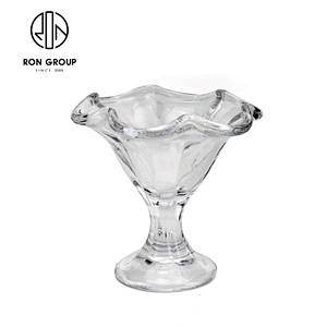 China Hot sale  glass clear Margarita Ice Cream Cup 10 oz