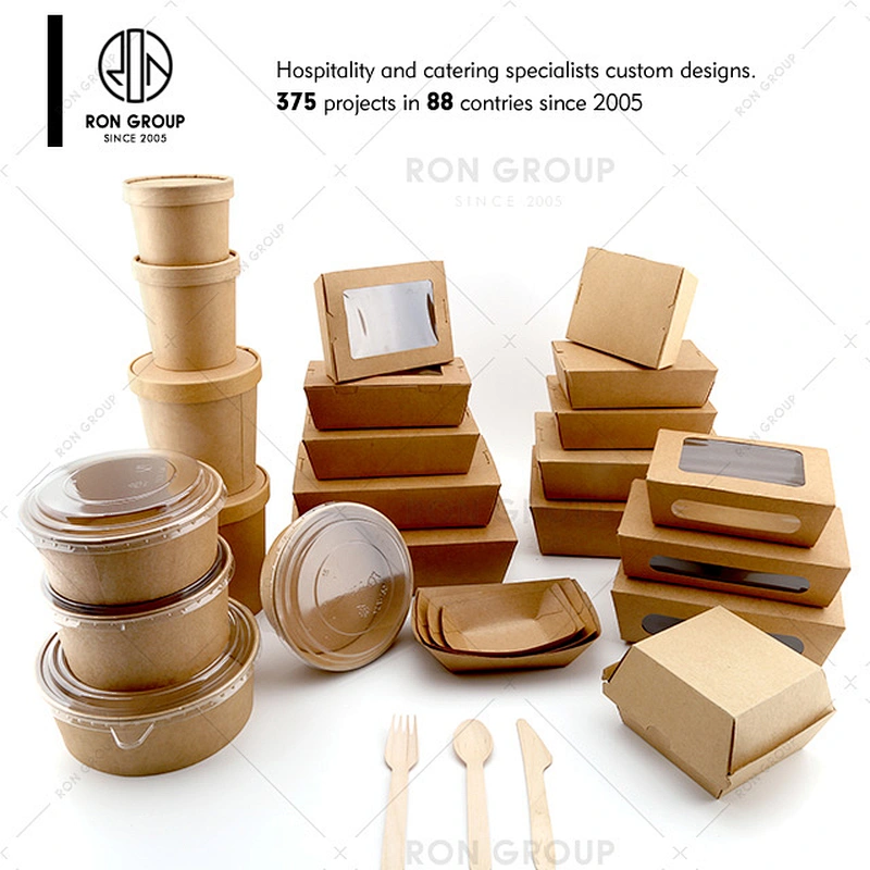Food Grade Custom Paper Box for Restaurant Hotel Cafe