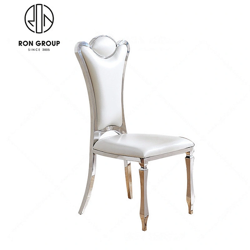 gold stainless steel wedding louis dining chair