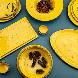 Classic Personalized Shallow Square Plate Japanese Restaurant Dinnerware