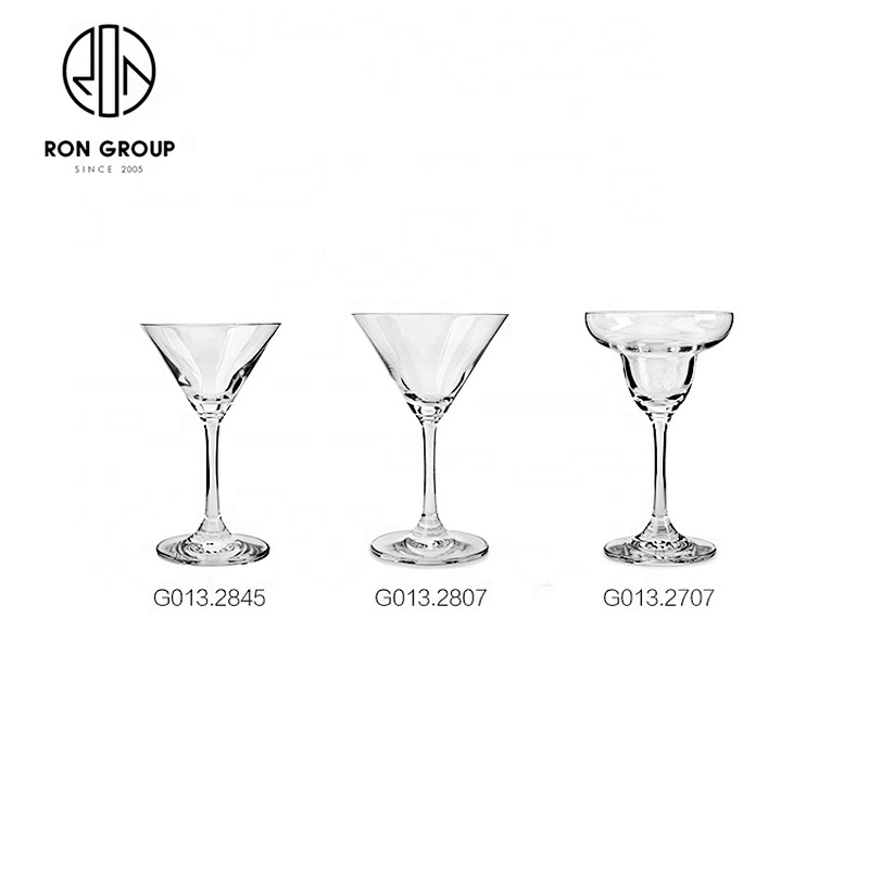 bar Lead Free Wholesale 190ml Clear Goblet Cocktail Glass Margarita