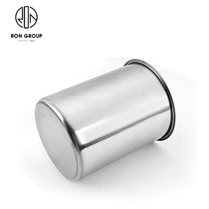 High Quality Round Stainless Steel Metal Champagne Ice Bucket Beer