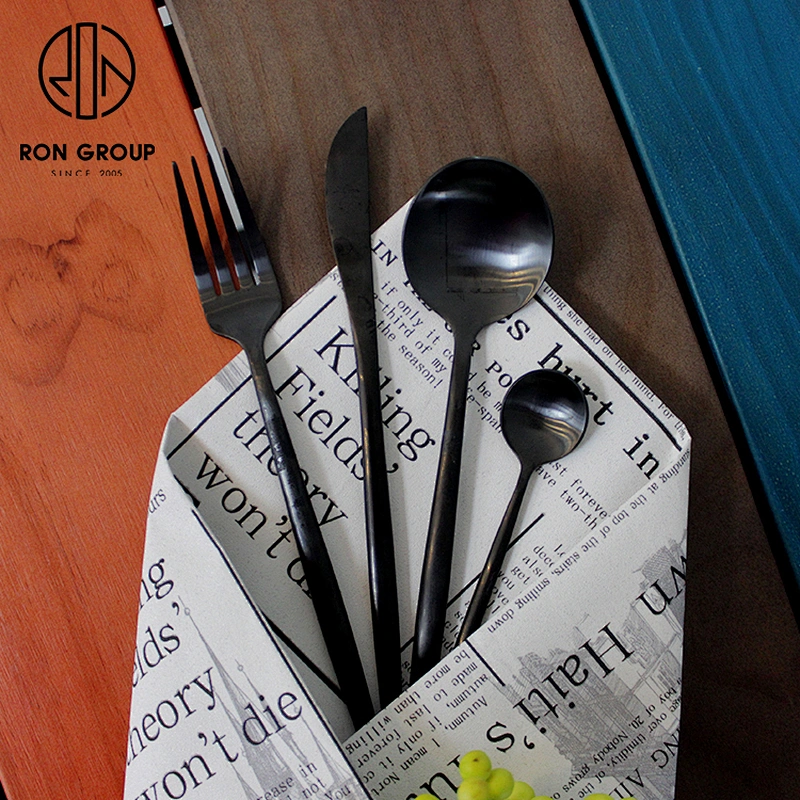 Wholesale Restaurant Stainless Steel Luxury Tableware Quality Cutlery Set
