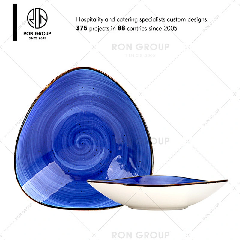 Italian Restaurant Modern Blue Crockery Dinnerware
