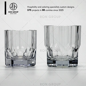 Wholesale High Grade Pc Materials Transparent Octagonal Beer Cups