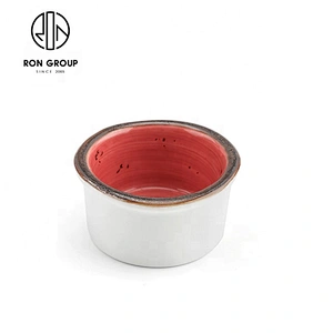 Customized Portable Round Restaurant Quality Porcelain Dinnerware