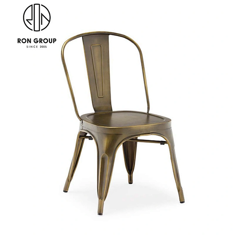 restaurant industrial chair with wooden top