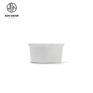 Hotel Catering Dinnerware Porcelain White Small Sushi Soy Sauce Bowl