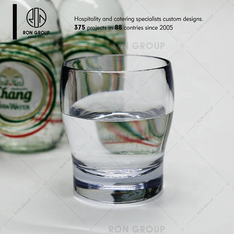 Wholesale Bar Restaurant Party Portable Lightweight Glass Cup