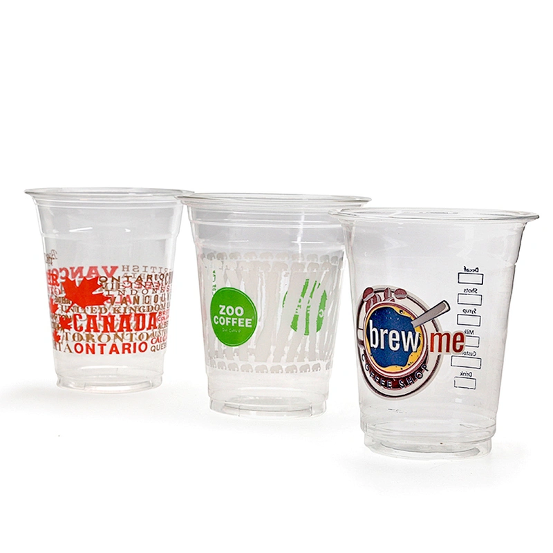 Customized Transparent Environmentally Friendly Plastic Cup Disposable