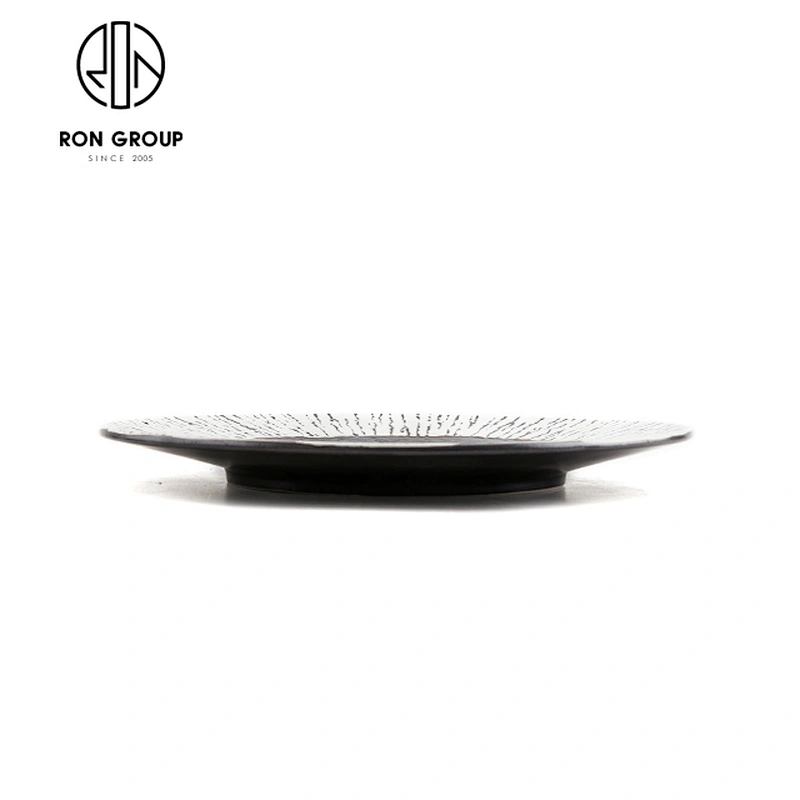 Restaurant Catering Dinnerware Luxury Custom Porcelain 10.75'' Shallow Plate
