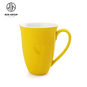 360ML Eco Friendly Espresso Hand Painted Ceramic Coffee Mug Cup