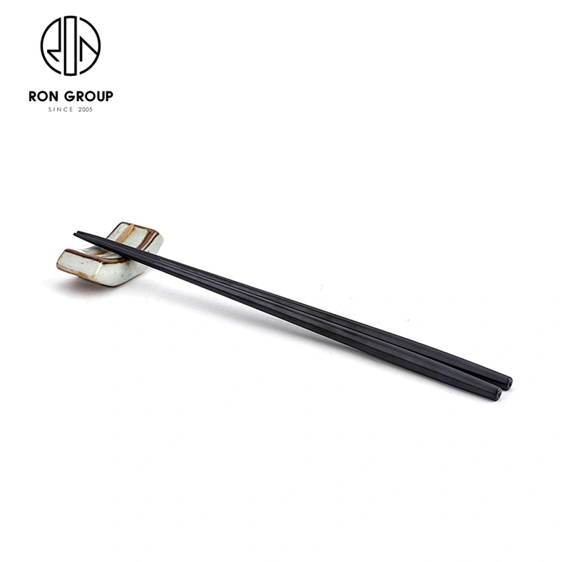 Hot Sale Hotel Restaurant Fish Style Black Color Japanese design chopsticks