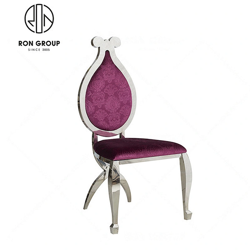 Wholesale Commercial Silver Stainless Steel Hotel Banquet Chairs