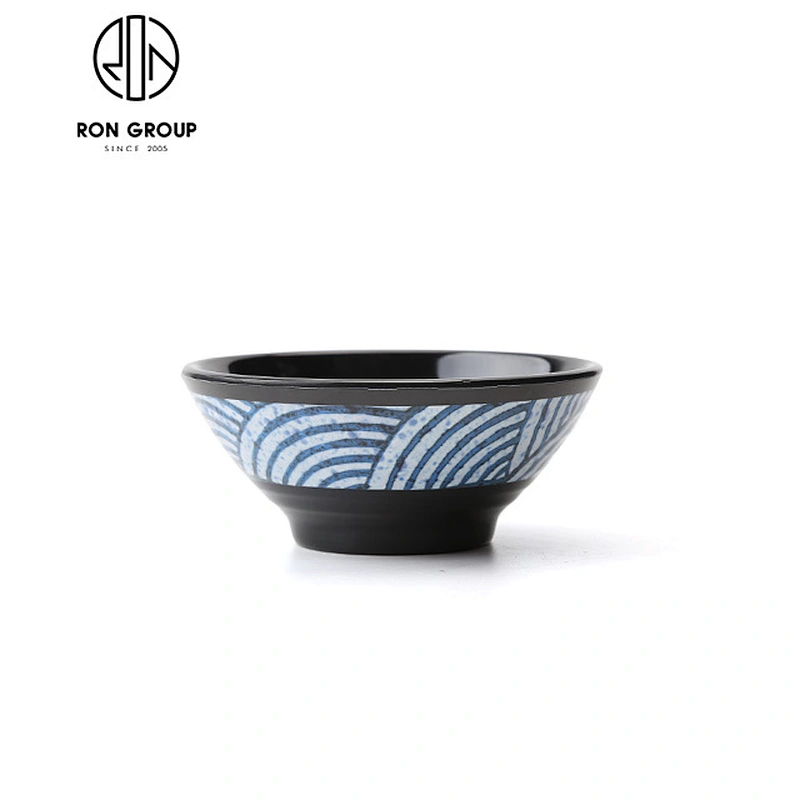Japanese Restaurant 8 Inch Plastic Melamine Noodle Bowl