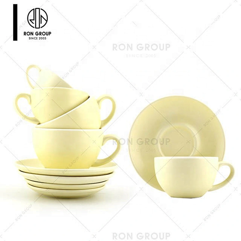 Wholesale Personalized White Ceramic Stylish Custom Coffee Cups