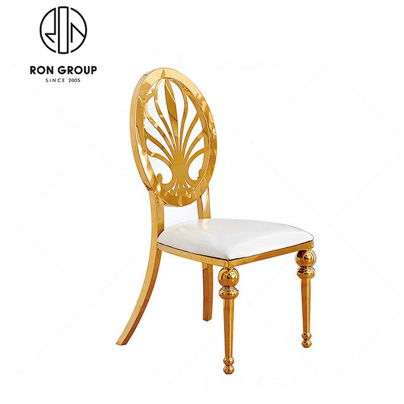 Rose Gold Stainless Steel Wedding Chair
