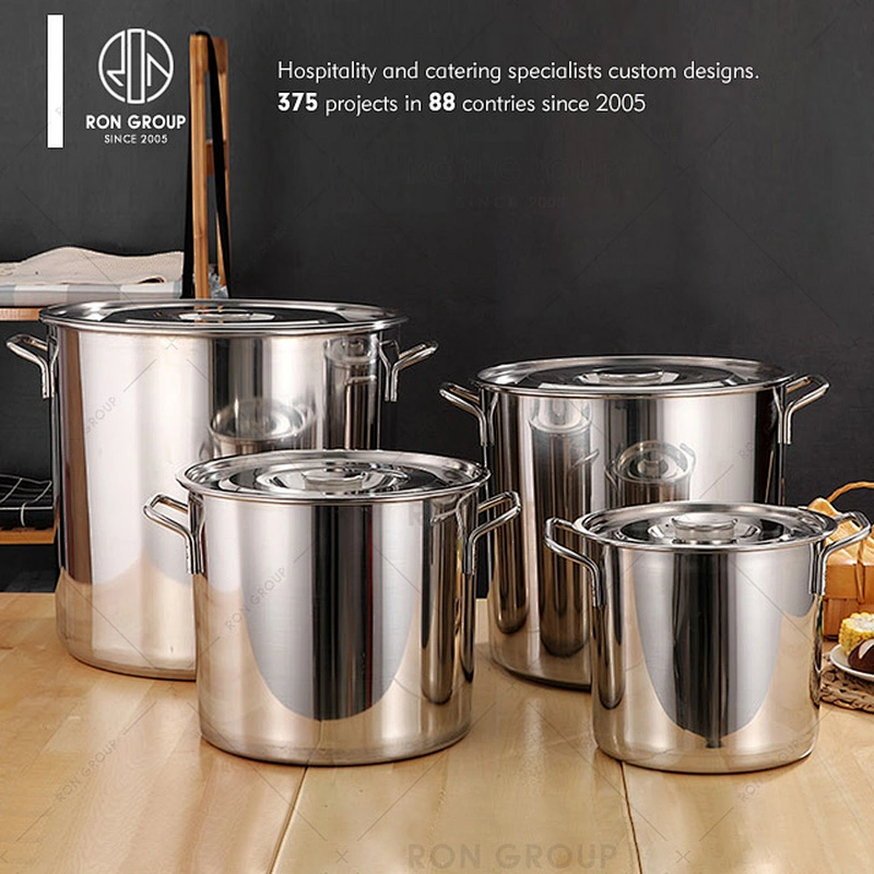 Stainless Steel Stock Pot Set With Different Sizes