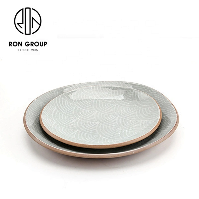 High Quality Irregular Shape Fish Pattern Customized Restaurant Plates