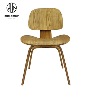 Modern Simple Wooden Seat Restaurant Chairs Dining Room For Sale