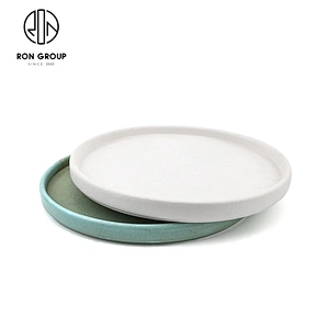 Restaurant Hotel Creative Nordic Style Pasta Pizza Porcelain 8 Inch Round Plates