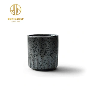 Manufacturer wholesale coffee ceramic black matt mug cup