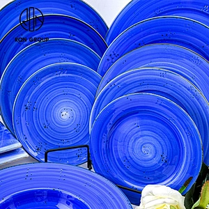 Easy To Clean Restaurant Home Generic Flat Round Dinner Plates